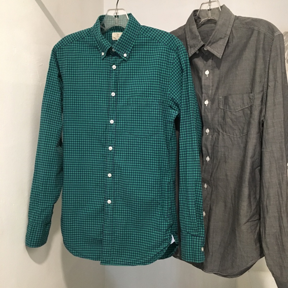 J. Crew Men’s Long Sleeve Shirts, XS